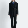 Blazer mit Kordel-Gürtel aus Wolle