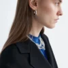Blazer mit Kordel-Gürtel aus Wolle