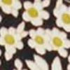 Blumenmuster-Hemd mit Bindebändern