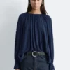Bluse mit Ballonärmeln