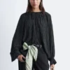 Bluse mit Ballonärmeln