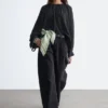 Bluse mit Ballonärmeln
