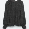 Bluse mit Ballonärmeln