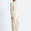 Bluse mit gerafftem Gürtel