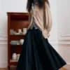 Bluse mit gerafftem Rücken