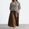Bluse mit Wickelausschnitt