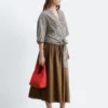 Bluse mit Wickelausschnitt