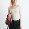 Bodysuit mit U-Ausschnitt