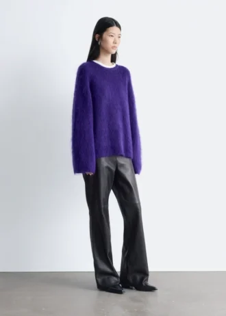 Bootcut-Lederhose