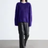 Bootcut-Lederhose