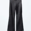 Bootcut-Lederhose