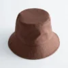 Bucket Hat aus Baumwolle und Leinen