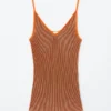 Camisole aus Rippstrick