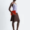 Camisole aus Rippstrick mit Spitze