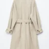 Car Coat mit Gürtel