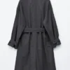 Car Coat mit Gürtel