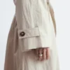 Car Coat mit Gürtel