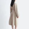Car Coat mit Gürtel