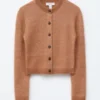 Cardigan aus gebürsteter Mohairmischung