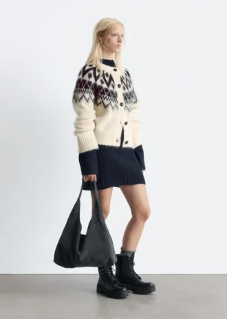 Cardigan aus Mohair-Mischung
