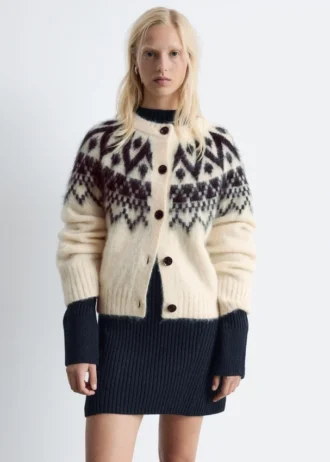 Cardigan aus Mohair-Mischung