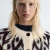Cardigan aus Mohair-Mischung