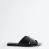 Crossover-Ledersandalen
