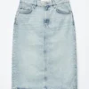 Denim-Midirock