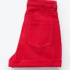 Denim-Shorts mit hoher Taille