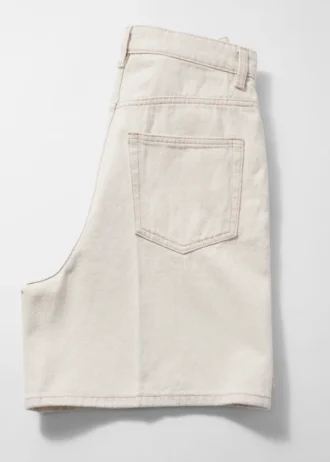 Denim-Shorts mit weitem Bein