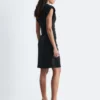 Drapiertes Jersey-Minikleid