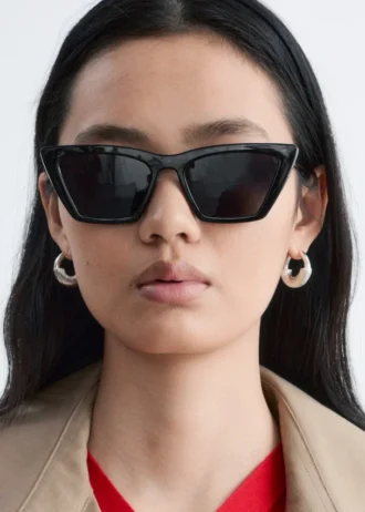 Eckige Cat-Eye-Sonnenbrille