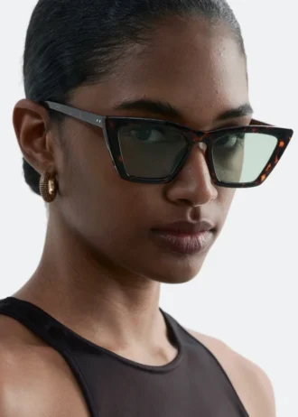 Eckige Cat-Eye-Sonnenbrille