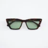 Eckige Cat-Eye-Sonnenbrille