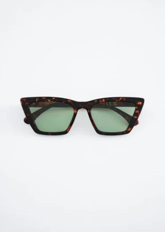Eckige Cat-Eye-Sonnenbrille