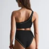 Ein-Schulter-Badeanzug mit Cut-out