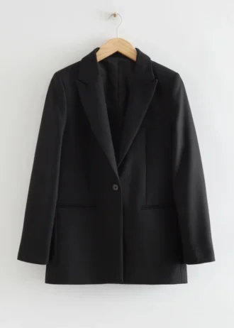 Einreihiger Woll-Blazer