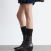 Elegante Cowboy-Stiefel aus Leder