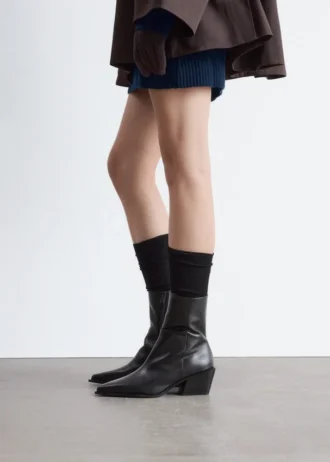Elegante Cowboy-Stiefel aus Leder