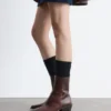 Elegante Cowboy-Stiefel aus Leder