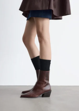 Elegante Cowboy-Stiefel aus Leder