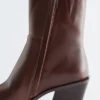 Elegante Cowboy-Stiefel aus Leder