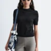 Feinstrick-T-Shirt