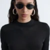 Feinstrick-T-Shirt