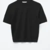 Feinstrick-T-Shirt