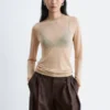Feinstrick-Transparent-Top