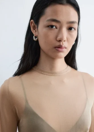 Feinstrick-Transparent-Top