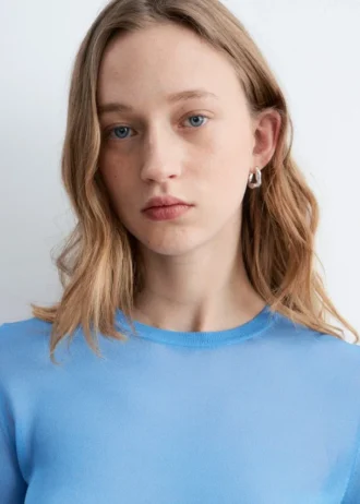Feinstrick-Transparent-Top