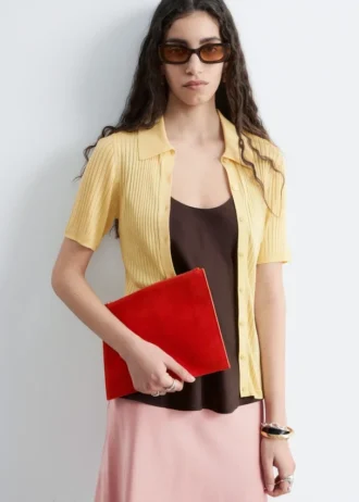 Flache Tasche