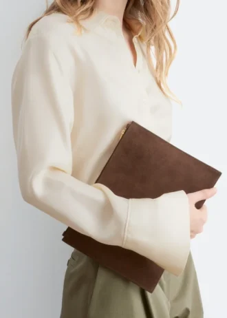 Flache Tasche